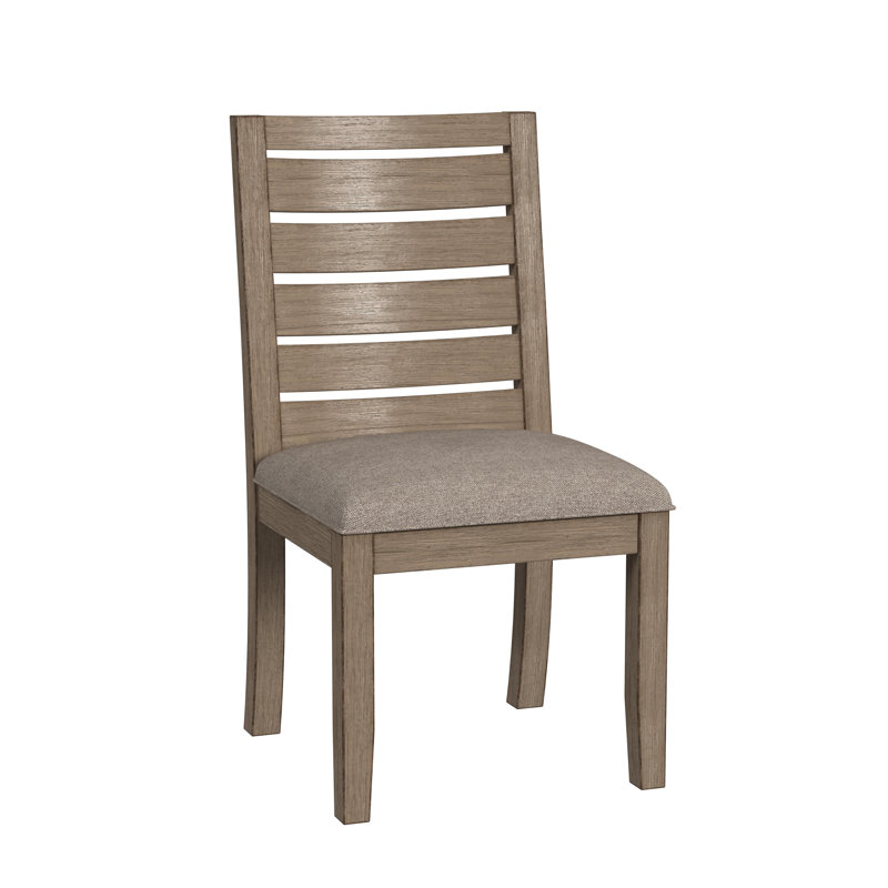 Chaise d'appoint rembourrée Trevion, Taupe foncé, Tanné