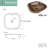 Nantucket Sinks Brightwork Home 16.25'' Metal Square Bathroom Sink with Overflow-16510216
