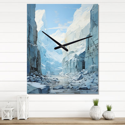 Horloge murale Darcee - Glacier