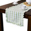 Gingham Ruffle 18" x 90" Table Runner-795948114-795948115