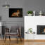 Art mural en verre épique «Resting Bunny Rabbit 9» par Marian Parsons, 24 po x 16 po-1082854381