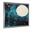Lune bleue minimalisme IV sur toile-686225972-686225974