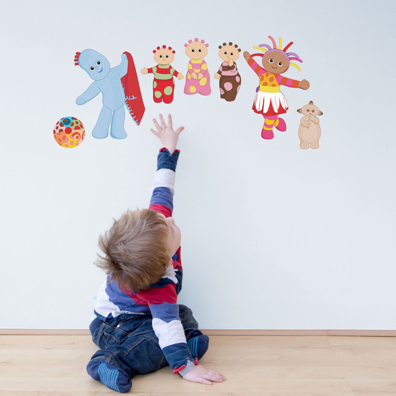 In the Night Garden Friends Wall Stickers, 64cm H x 148cm W
