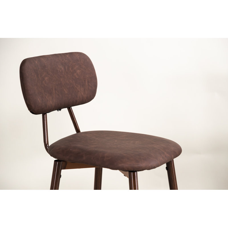 Ariela Upholstered Counter Stool with Metal Frame
