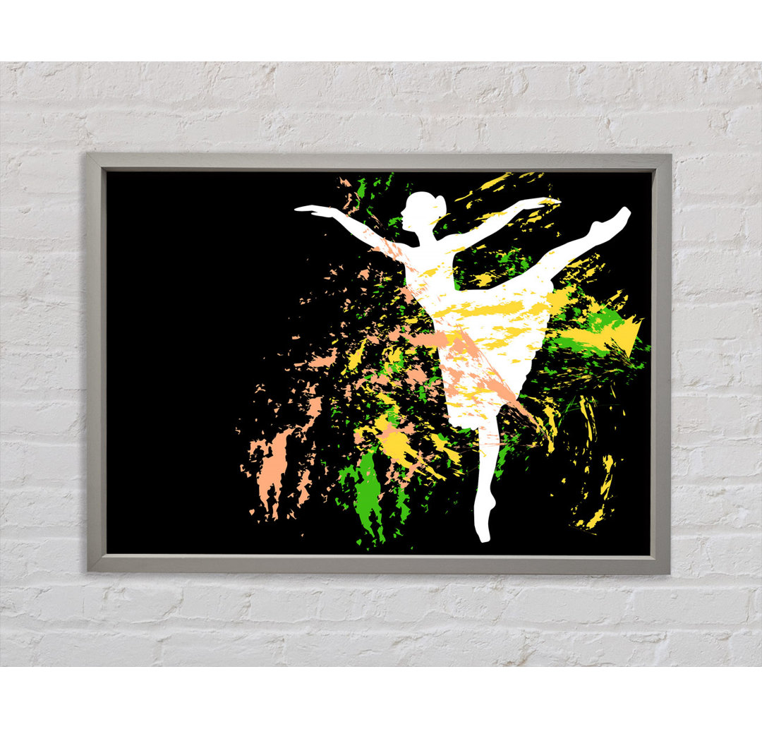 Regenbogen Ballerina 3 - Druck