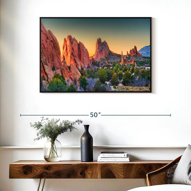 Alvord Garden of the Gods Sunrise, H 25 po x l 37 po