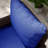 Outsunny 4-Piece Patio Chair Cushion And Back Pillow Set, Seat Replacement Patio, Cushions Set For Outdoor Garden Furniture, Navy Blue