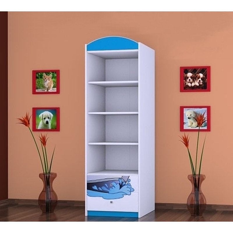 Tybalt 1 Door Wardrobe, Blue