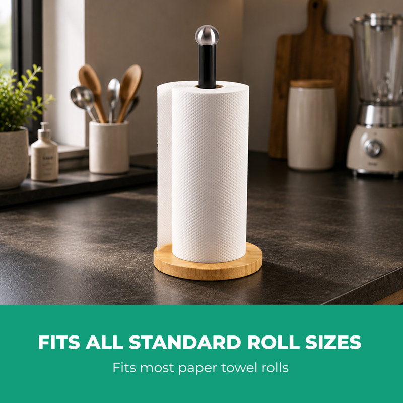 Paper Towel Holder, Black