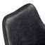 Fauteuil d'appoint pivotant en cuir véritable Loms-1695099730