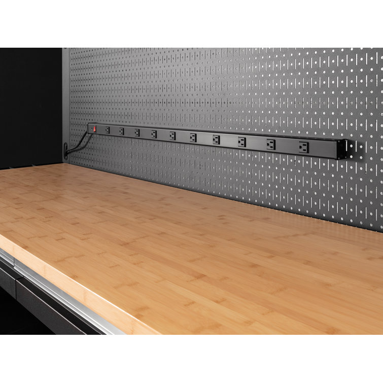10-Outlet Power Strip with Surge Protection