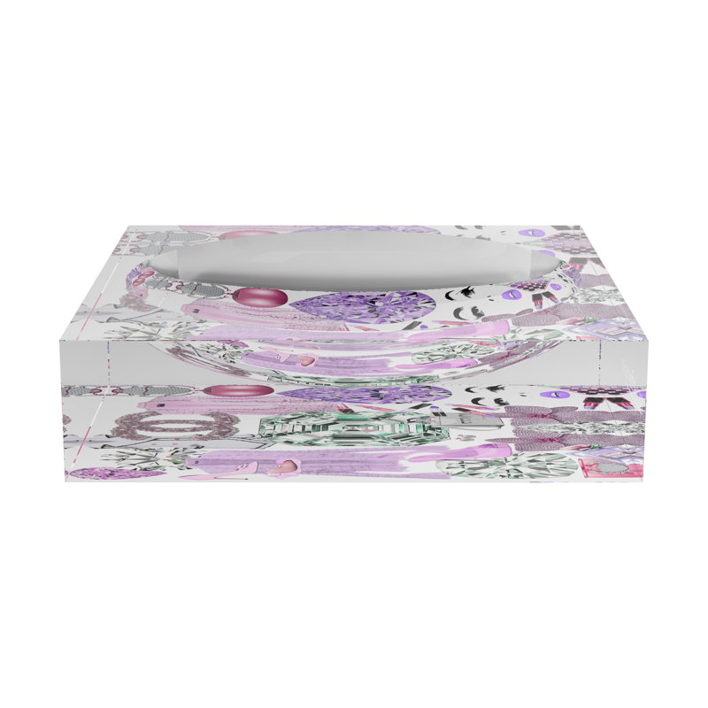 Plat à chat Bougie Women Nuevo Lilac, L 6 po x P 6 po x H 2 po