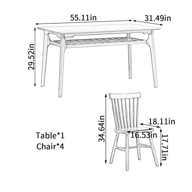 Bugiada, Brun, H 29,52 po x L 55,11 po x l 31,49 po