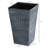 Set Of 3 Tall Planters With Drainage Hole, Outdoor Flower Pots, Indoor Planters For Porch, Front Door, Entryway, Patio And Deck-55140464