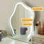 Coiffeuse avec miroir lumineux, 6 tiroirs, 1 chaise