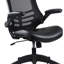 Techni Mobili Stylish Mid-Back Mesh Office Chair With Adjustable Arms