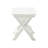 Foldable Hips Table And Chair In White, 2 Chairs For Outdoor Stylish Living Areas , Includes Rectangular