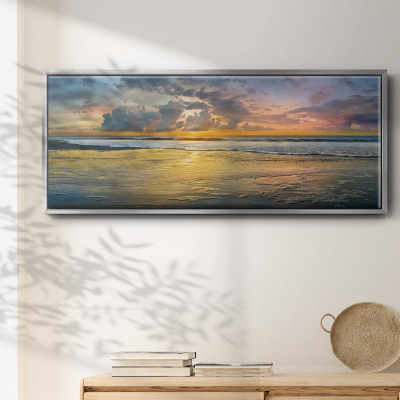 Harbor Point- Framed Canvas, 20" H x 50" W