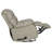 Italian Leather Match Swivel Glider Recliner-40057385