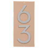 Floating 1-Line Wall Address Plaque