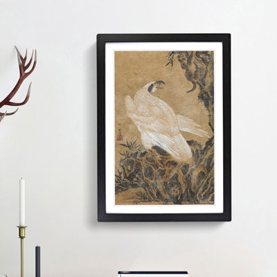 White Eagle Hunting by Kawanabe Kyosai - Picture Frame Art Prints