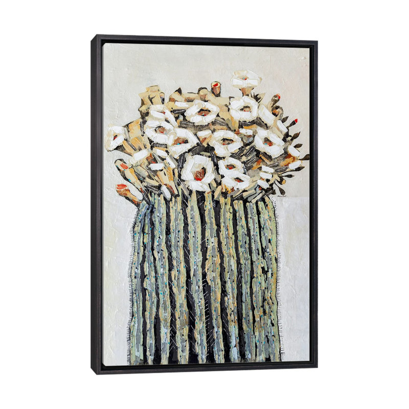 Hope Spring - Framed Wall Art Print, Distressed Black, 48" H x 32" W, Framed Print without Mat