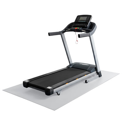 Rubber-Cal "TFS-124 Treadmill Mats" - 5mm x 4ft x 7.5ft - Light Gray
