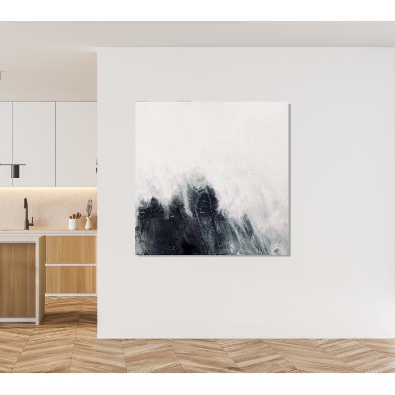 Blue Rain II by John Beard - Artist Enhanced Canvas Print, 40" H x 40" W x 1.5" D