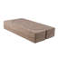 Canapé-lit 2 en 1 pliant avec coussin, canapé-lit simple, causeuse de plancher et futon, canapé-lit pliant en mousse pour le salon, les invités, le bureau, un appartement, aucun assemblage requis, abricot