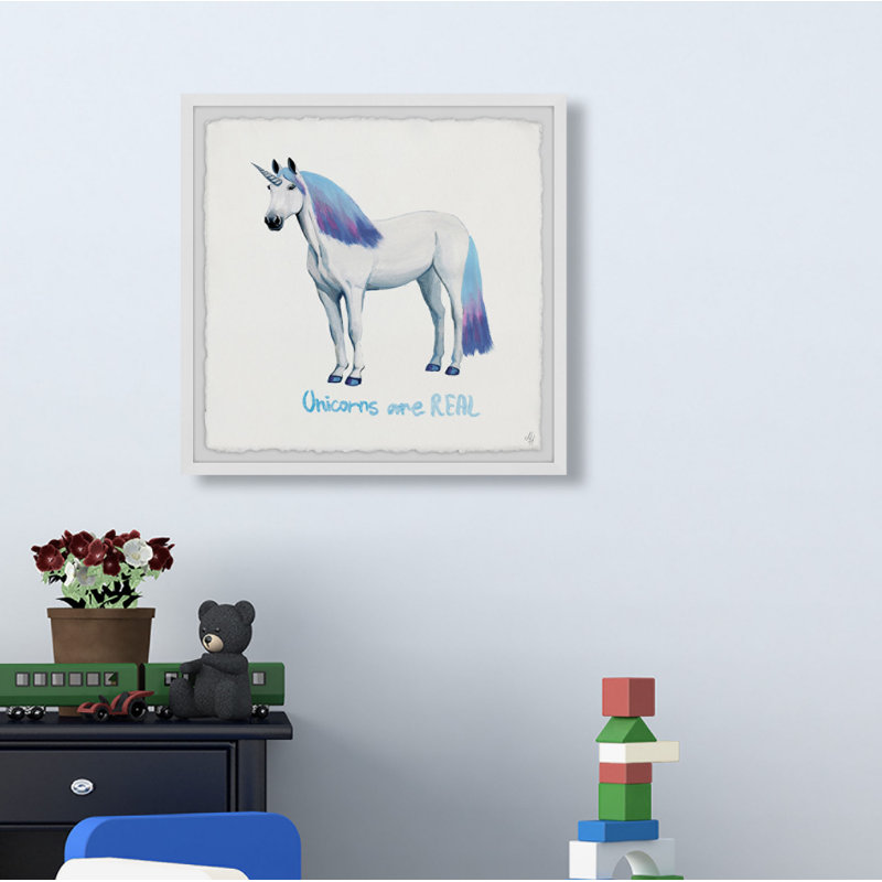 Nakia «Ombre Unicorn Hair», reproduction encadrée, H 24 po x l 24 po x P 1,5 po