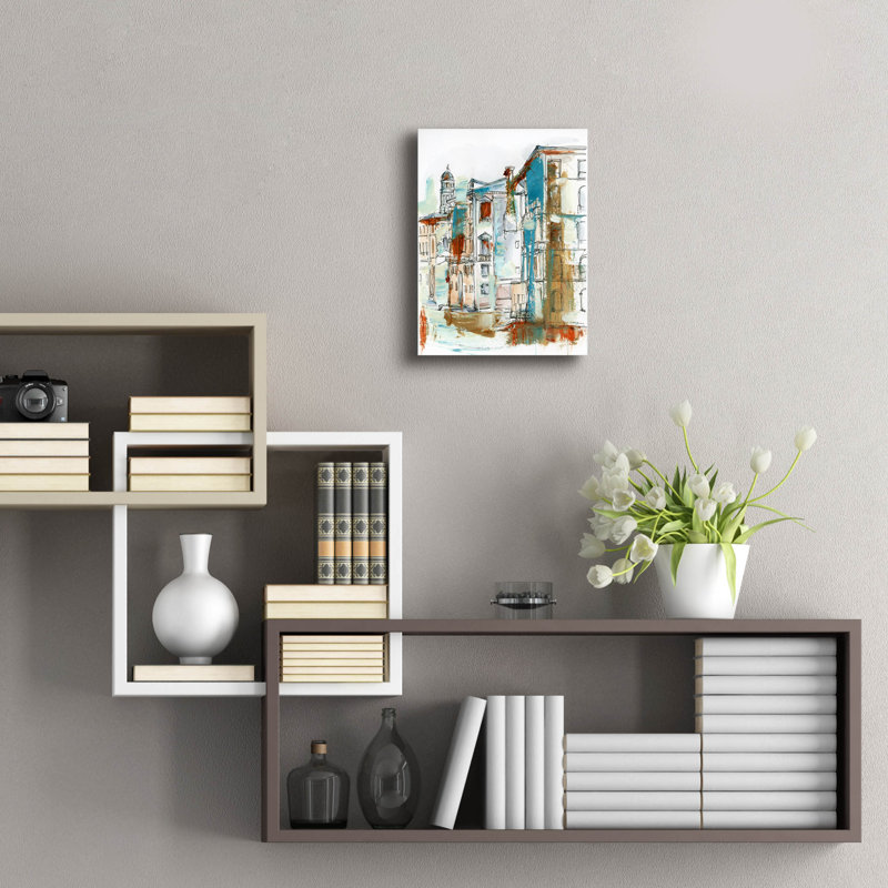 «Venetian Abstract 2» par Ethan Harper, H 16 po x l 12 po x P 0,13 po