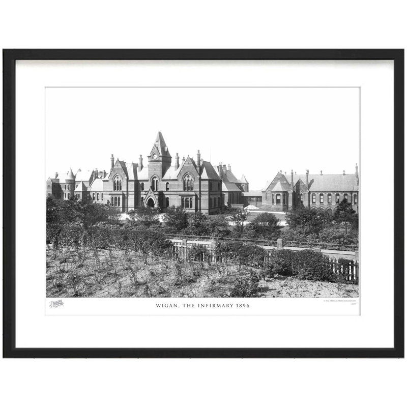 Wigan, The Infirmary 1896 by Francis Frith - Single Picture Frame Print, 40cm H x 50cm W x 2.3cm D