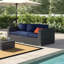 Canapé d'extérieur Sunbrella Modway Summon-31483495