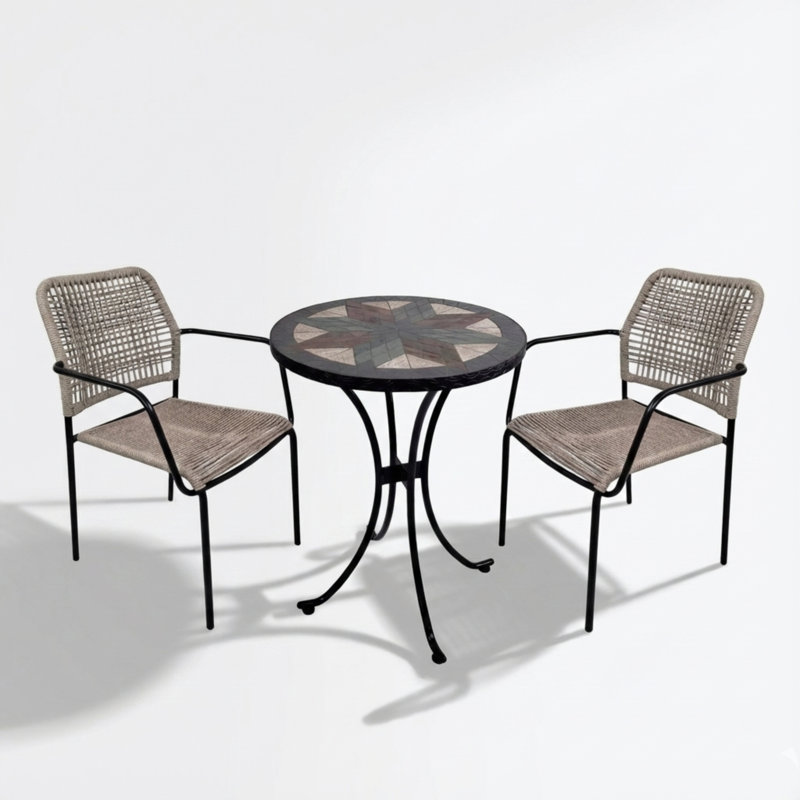 2 - Person Patio Dining Set with Round Table