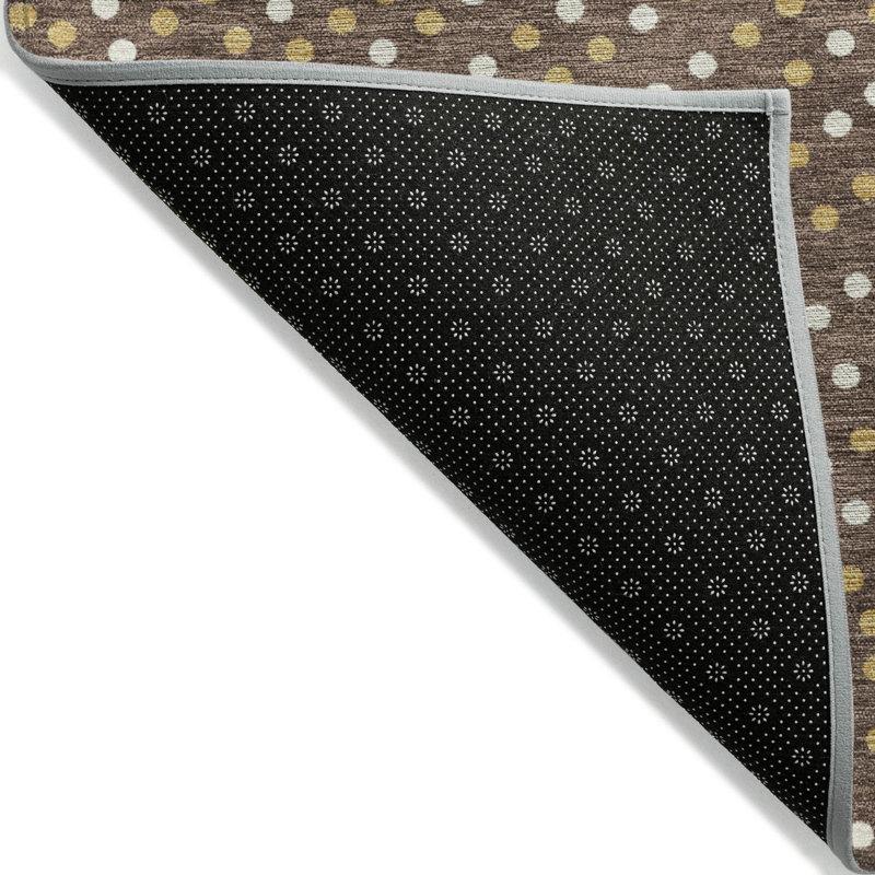 Tapis d'intérieur / extérieur brun Mirelia , 10 pi x 14 pi