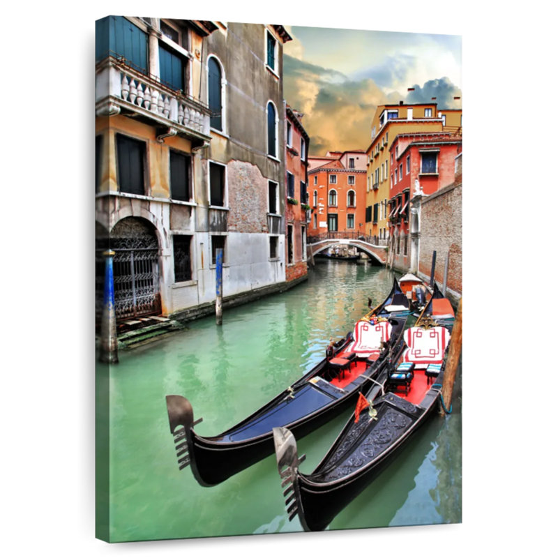 Aime Romantic Venice Canal, 45" H x 30" W