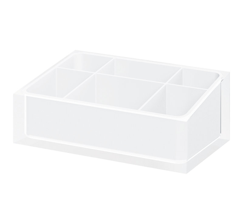 Picard Plastic 6 Compartment, White