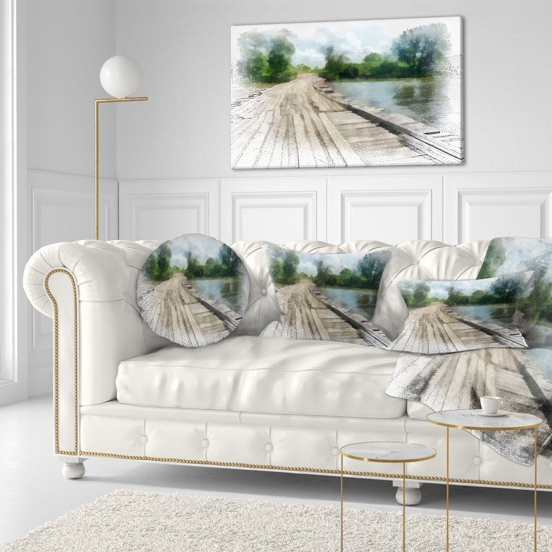 Coussin lombaire Paysage