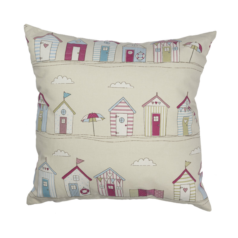 Rosenfeld Square Cushion Cover, Pink, 45cm H x 45cm W x 2cm D
