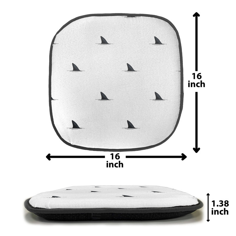 Outdoor 1.38'' Dining Chair Seat Cushion