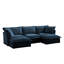 Canapé, repose-pieds en chenille-911654932-914912899-914912896