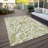 Chayden Washable Damask Indoor / Outdoor Rug-98168847