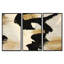 «Glam Collage II», ensemble d'art moderne sur toile encadrée moderne et contemporain