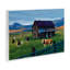Plaque murale «Broutage de bovins au chalet solitaire», conception par Renel Peters-388368225