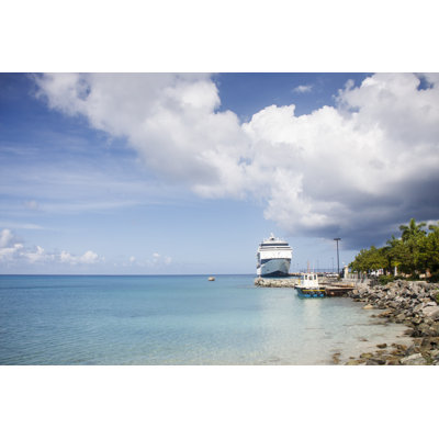 Croisière à quai - peinture sur toile tendue