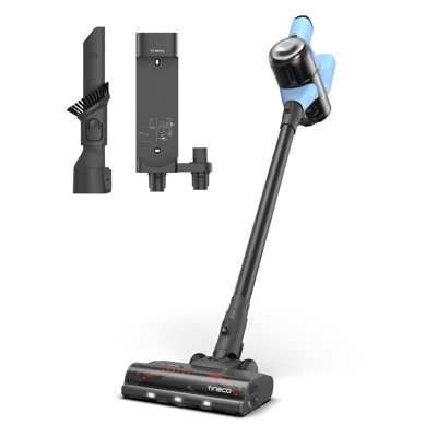 Tineco Pure ONE S20 Cordless Vacuum Cleaner,Clogless Brush Design,Up to 55 Minutes of Runtime,6-Stage Filtration System,LED Brush Headlights, Stick Vacuum Cleaner for Pet Hair, Carpet & Hard Floor