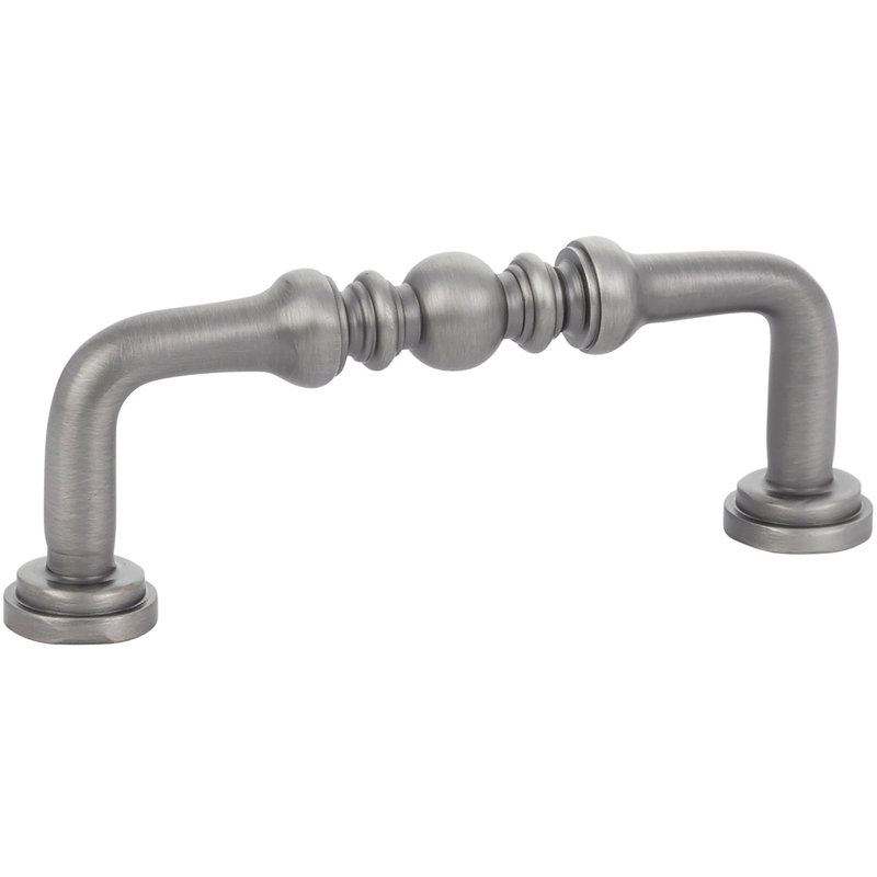 Emtek Spindle Cabinet Pull, Pewter, 3"