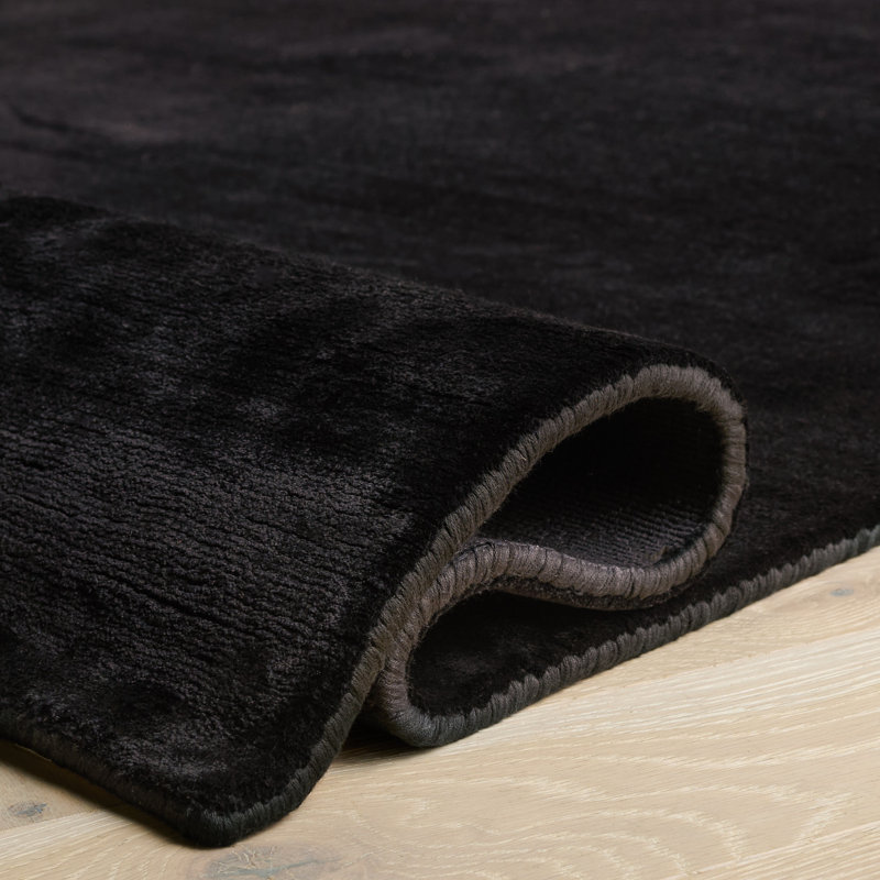 Tapis en viscose tissé à la main Endora, Rectangle 9 pi x 12 pi