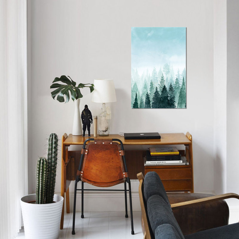 «Into the Trees I», reproduction sur toile, H 18 po x l 12 po x P 1,5 po, Pas de tapis, Toile tendue