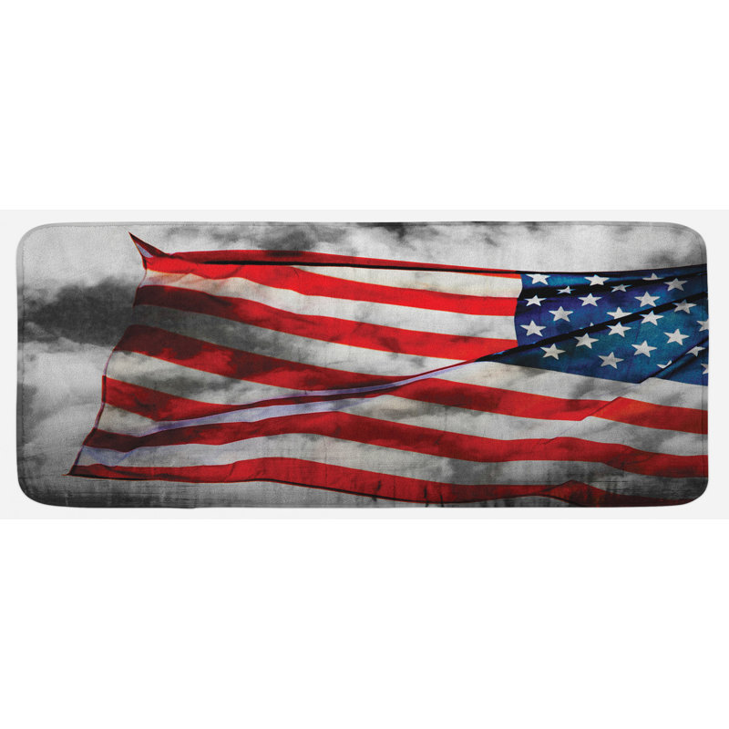Tapis de cuisine american flag